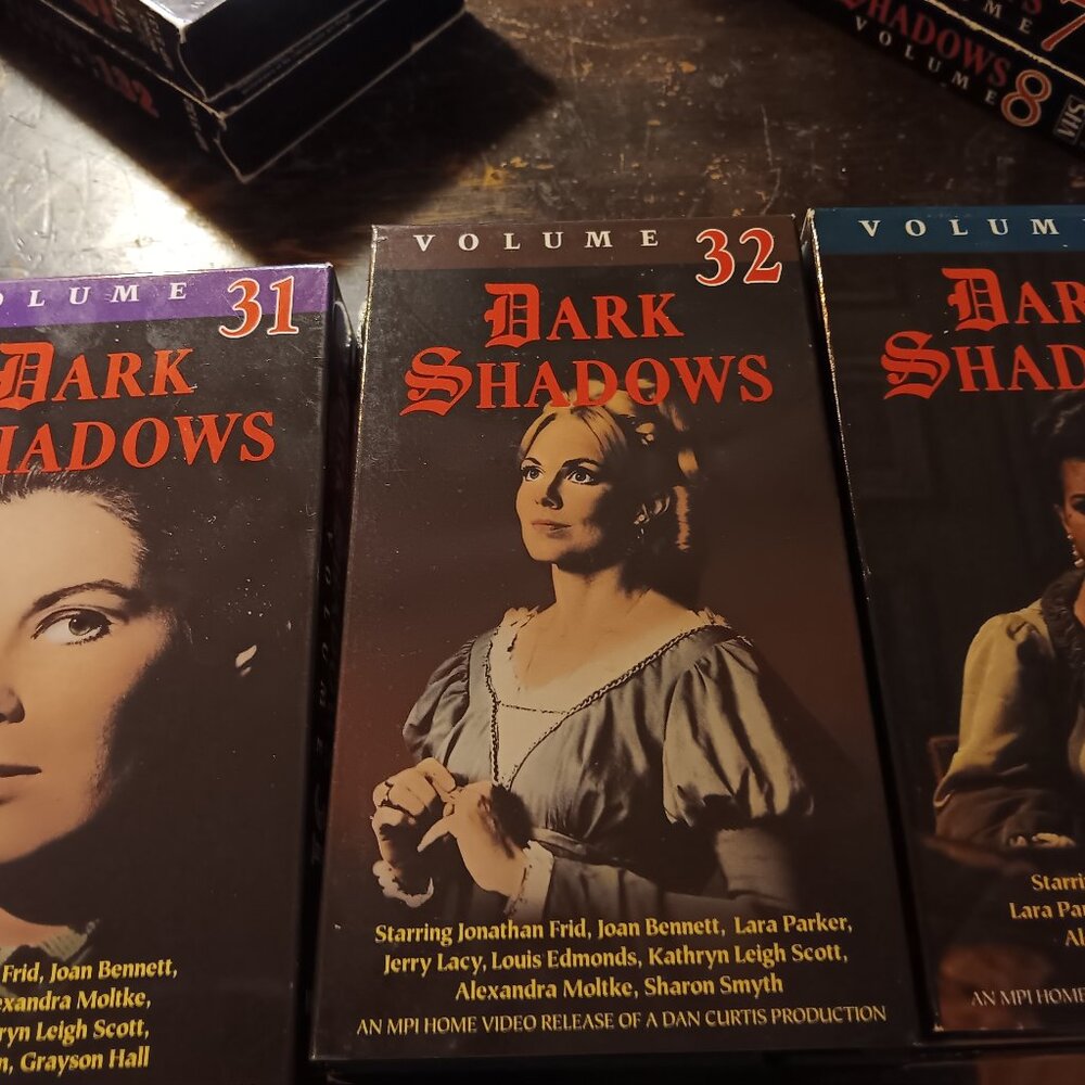 Dark Shadows Series VHS Tapes Volume 31 - 32 - 33 Barnabas Collins
